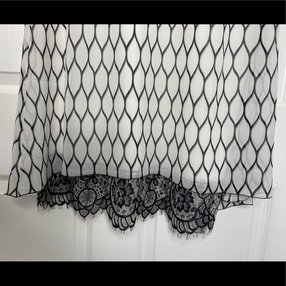 Irene Klairie Silk-Blend Sleeveless Shift Mini Dress Sz 40 - Picture 3 of 16